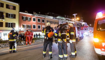 Feuerwehr-Großeinsatz am Lienzer Hauptplatz 