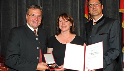 Silvia Ebner aus Lienz für Verdienste um das Museum Schloss Bruck