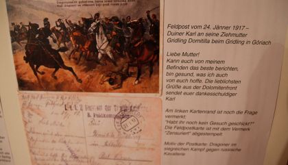 I. Weltkrieg-Ausstellung in Schlaiten