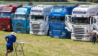 Mit einem Fußballturnier, 40 Trucks und einer „Asphaltparty“ feierten die Mitglieder des HC Truckstop am 19.7. in Dölsach das 10-jährige Vereinsbestehen.