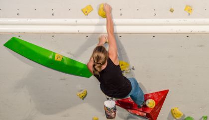 Gelungene 1. Auflage des „Free Solo Masters": Großes Zuschauerinteresse, tolle Leistungen der über 60 Kletterer und fast perfekte Wetterbedingungen am 13.9. in Lienz.
