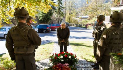 Traditionelle Gedenkfeier der Garnison Lienz