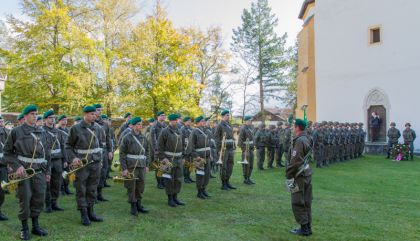 Traditionelle Gedenkfeier der Garnison Lienz