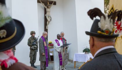 Traditionelle Gedenkfeier der Garnison Lienz