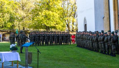 Traditionelle Gedenkfeier der Garnison Lienz