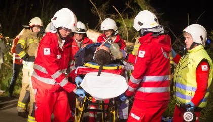 Freiwillige Feuerwehr Lavant übte den Ernstfall