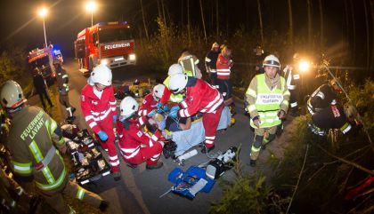 Freiwillige Feuerwehr Lavant übte den Ernstfall