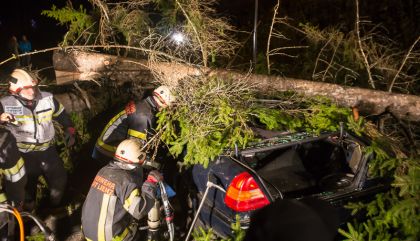 Freiwillige Feuerwehr Lavant übte den Ernstfall