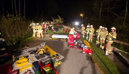 Freiwillige Feuerwehr Lavant übte den Ernstfall