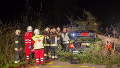 Freiwillige Feuerwehr Lavant übte den Ernstfall