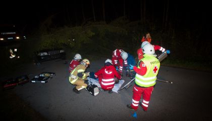 Freiwillige Feuerwehr Lavant übte den Ernstfall
