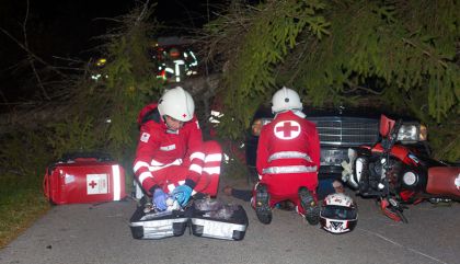 Freiwillige Feuerwehr Lavant übte den Ernstfall