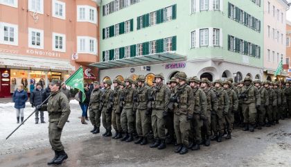 Garnisonsstadt Lienz: 300 Rekruten feierlich angelobt