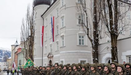 Garnisonsstadt Lienz: 300 Rekruten feierlich angelobt