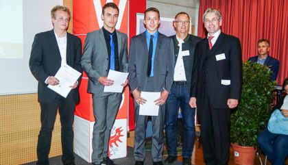 Zwei Siegerteams bei „Best Project Technik Live 2015“