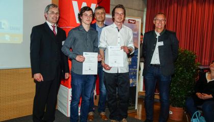 Zwei Siegerteams bei „Best Project Technik Live 2015“