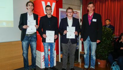Zwei Siegerteams bei „Best Project Technik Live 2015“