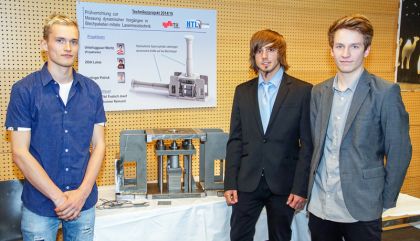 Zwei Siegerteams bei „Best Project Technik Live 2015“