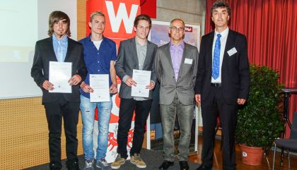 Zwei Siegerteams bei „Best Project Technik Live 2015“