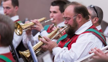 Einen außergewöhnlichen Hörgenuss bescherte die Musikkapelle Abfaltersbach am Pfingstsonntag den über 300 Besuchern des Jubiläumskonzertes im Gemeindezentrum.