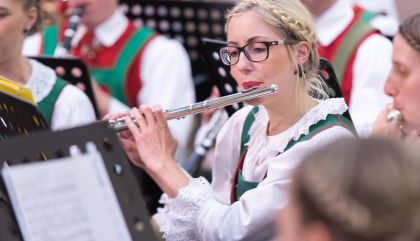 Einen außergewöhnlichen Hörgenuss bescherte die Musikkapelle Abfaltersbach am Pfingstsonntag den über 300 Besuchern des Jubiläumskonzertes im Gemeindezentrum.
