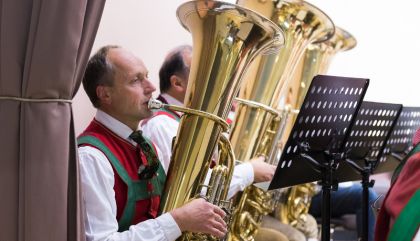 Einen außergewöhnlichen Hörgenuss bescherte die Musikkapelle Abfaltersbach am Pfingstsonntag den über 300 Besuchern des Jubiläumskonzertes im Gemeindezentrum.