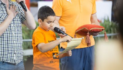 In der Dolomitenhalle wurde heute gemeinsam gekämpft, gerätselt und gelacht: Mit viel Action und Spaß ging das Tiroler Landesfinale der Kindersicherheitsolympiade über die Bühne.