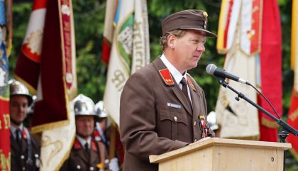 Großer Aufmarsch der Florianijünger beim 123. Bezirksfeuerwehrtag in Prägraten a.G.: Die Feuerwehren Osttirols demonstrierten Stärke und Einsatzbereitschaft.