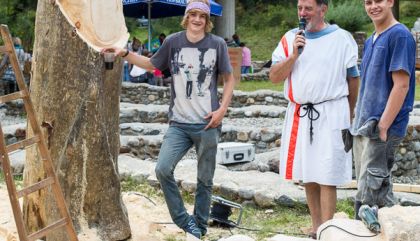 Buntes Treiben wie vor 2000 Jahren herrschte am 15. und 16. August in der Römerstadt Aguntum – die Kulturinitiative Dölsach lud zum Römerfest „Panem et circenses“.