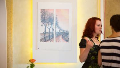 In Assling traf Kunst wieder auf Wirtschaft