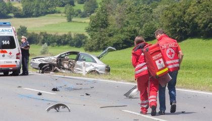 Verletzte bei Kollision zweier Autos in Oberlienz
