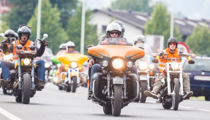 Harleys machten für den guten Zweck in Lienz Halt