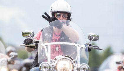 Harleys machten für den guten Zweck in Lienz Halt
