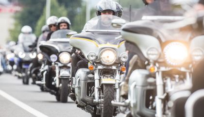 Harleys machten für den guten Zweck in Lienz Halt