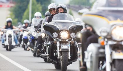 Harleys machten für den guten Zweck in Lienz Halt