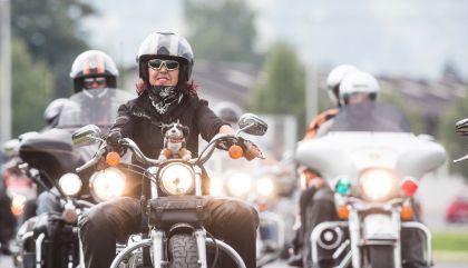 Harleys machten für den guten Zweck in Lienz Halt