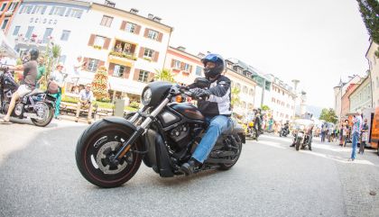 Harleys machten für den guten Zweck in Lienz Halt