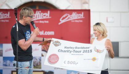 Harleys machten für den guten Zweck in Lienz Halt