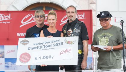Harleys machten für den guten Zweck in Lienz Halt