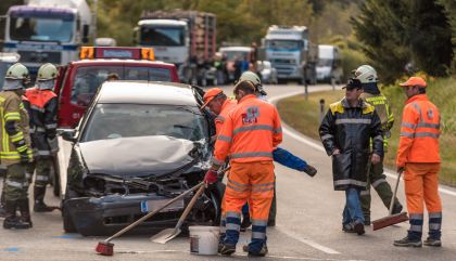 Vier Fahrzeuge in Unfall bei Mittewald verwickelt