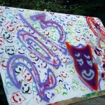 Graffiti-Künstler in der Angerburg
