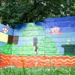 Graffiti-Künstler in der Angerburg