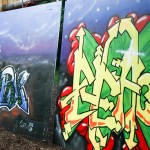 Graffiti-Künstler in der Angerburg