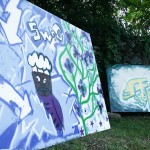 Graffiti-Künstler in der Angerburg