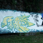 Graffiti-Künstler in der Angerburg