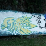Graffiti-Künstler in der Angerburg