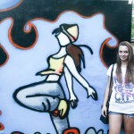 Graffiti-Künstler in der Angerburg