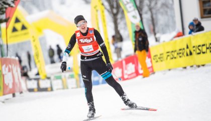 21.01.2018, 44. Dolomitenlauf, Freestyle, im Bild Gewinnerin Aurélie Dabudyk (FRA, 42km)