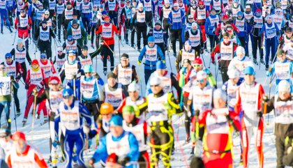 20.01.2018, Loipe Obertilliach, AUT, 44. Dolomitenlauf, Classicrace, im Bild Start // during the 44th Dolomitenlauf Classicrace at Obertilliach, Austria on 2018/01/20, EXPA Pictures © 2018 PhotoCredit: EXPA/ Michael Gruber 20.01.2018, Loipe Obertilliach, AUT, 44. Dolomitenlauf, Classicrace, im Bild Start // during the 44th Dolomitenlauf Classicrace at Obertilliach, Austria on 2018/01/20, EXPA Pictures © 2018 PhotoCredit: EXPA/ Michael Gruber