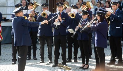 06.05.2018, Oesterreich, Lienz, Lienzer Innenstadt, Floriani Prozession - Im Bild die Eisenbahner Stadtkapelle , Brunner Images 2018, Foto: Brunner Images / Philipp Brunner